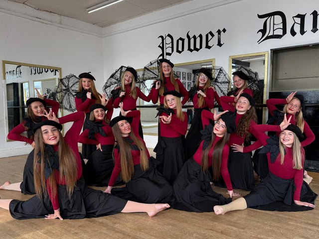Brave ready for their modern French themed number called Derniere Danse