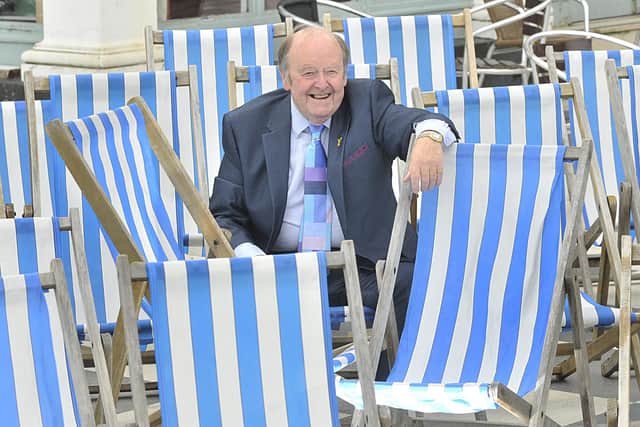 Tony Peers at Scarborough Spa where he organised over 2,500 shows.