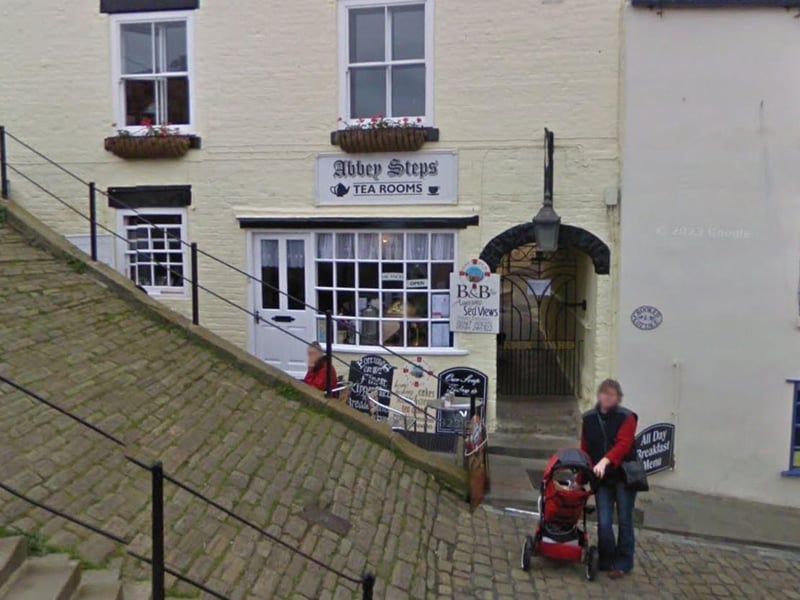 Abbey Steps Tea Room is located on Church Street, Whitby YO21 4DE. One Google review said: "Had a lovely afternoon tea for two. Fresh sandwiches, scones with clotted cream and jam, some amazing cakes to choose from all served with a selection of teas. Definitely recommend it."