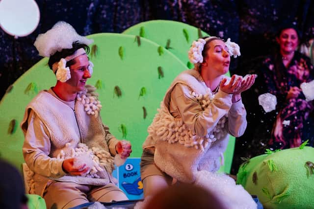 Counting Sheeps is a touching, musical adventure from The Herd, filled with sensory play, for 0 to three-year-olds