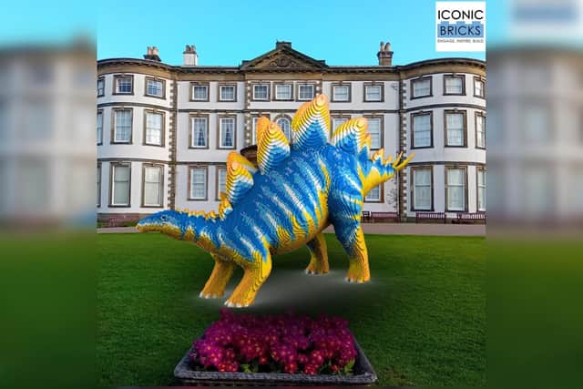 Dinosaur models will be coming to Sewerby Hall and Gardens later this summer as part of ICONIC BRICKS.