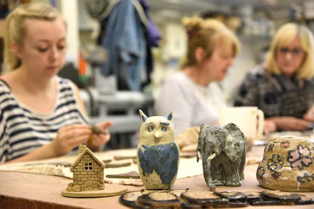 The centre in Cottingham has a fully kitted out studio so that you can try your hand at pottery and take your creations home.