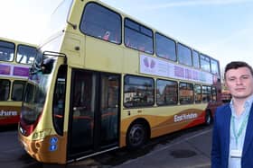 A new campaign of bus advertising in the East Riding is raising awareness of Domestic Abuse and the help available from the Domestic Violence and Abuse Partnership (DVAP) in supporting victims.