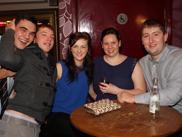 Frazer, Pete, Donna, Kerry and Colin from Scotland in Tuis Cocktail Bar.