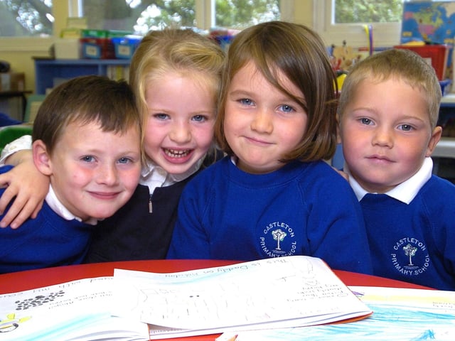 2007 Castleton new starters William Findlay, Alex Dickinson, Holly Margetts and Abigail Motson
