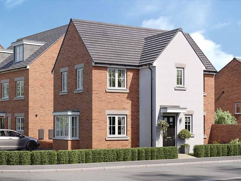 This three bedroom new build property is for sale with Keepmoat for £266,995.