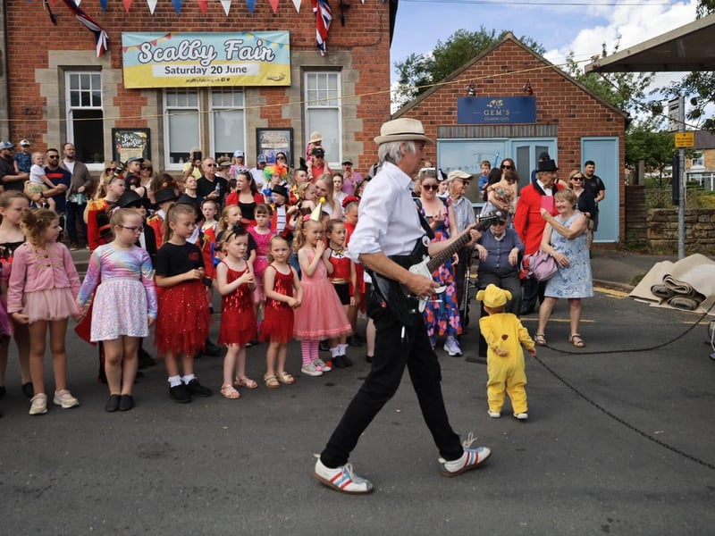 Musical entertainment at Scalby Fair. photo: Abbygail Harden