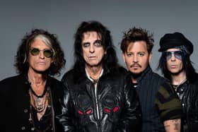 Johnny Depp and Alice Cooper will rock the Yorkshire Coast with Hollywood Vampires next summer. (Photo: Cuffe & Taylor)