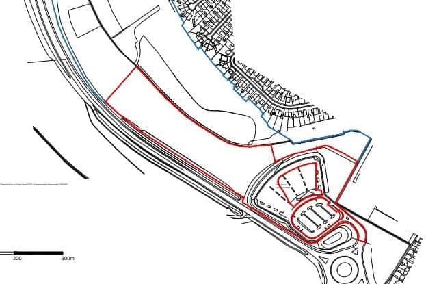 New Scarborough Retail Park location plan. Lichfields