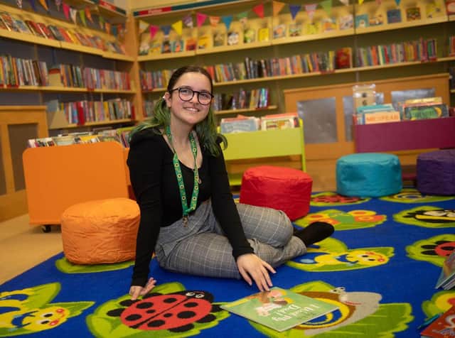 Alliyah Ishaq, 16, started volunteering with the Summer Reading Challenge after a member of the library staff visited her school