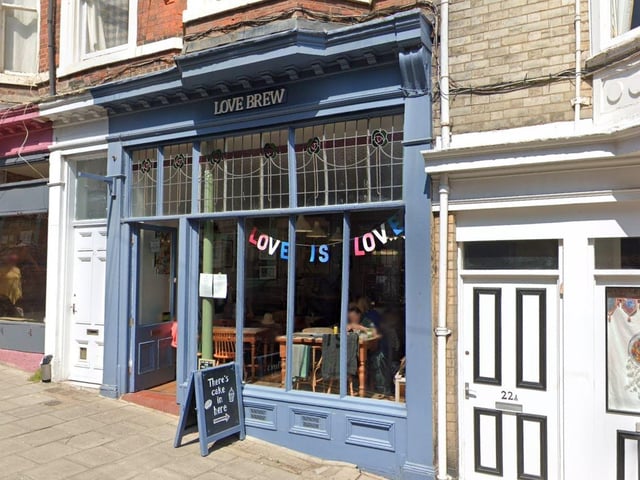 Love Brew Cafe is located on Eastborough, Scarborough. One Google review said: "My husband and I decided to come to this cafes and we’re very happy that we did. The staff was so lovely. We had vegan full breakfast and it was amazing! Probably the best vegan breakfast ever! Chai latte was delicious that we had to have another cuppa! Will definitely come again next time we go to Scarborough."