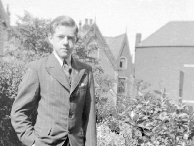 Dennis Raper in the 1940s.