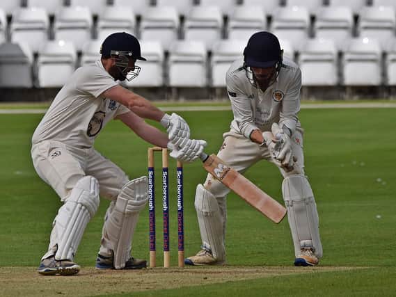 Rob Pinder hit a superb century as Scarborough CC first team secured their premier division safety for 2024 with victory in their final game of the season.