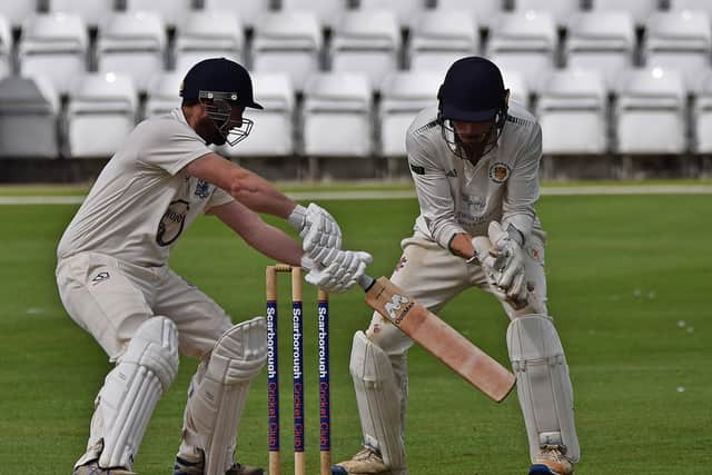 Rob Pinder hit a superb century as Scarborough CC first team secured their premier division safety for 2024 with victory in their final game of the season.