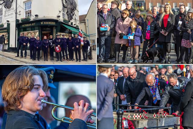 Remembrance services in Whitby this weekend.