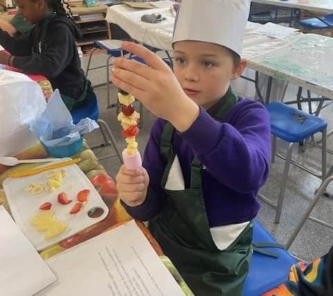 The money will be used for the after school cooking club.