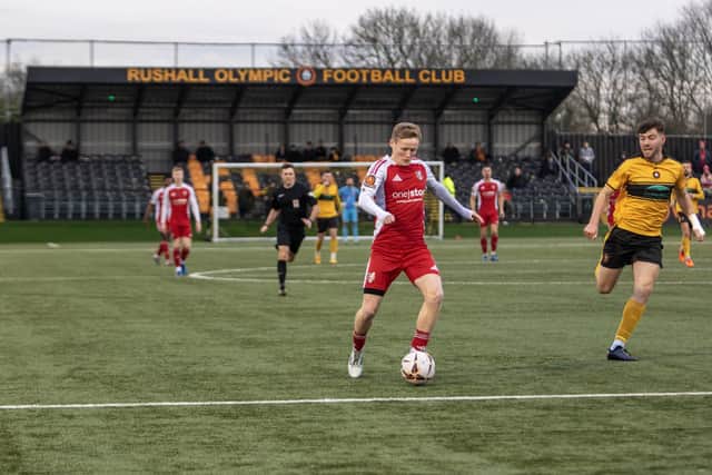 Harry Green on the attack for the Seadogs in Saturday's away win.