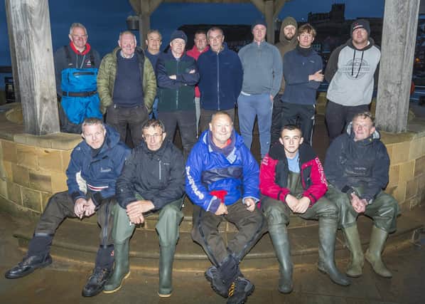 WSAA Anglers line up at the start of the season