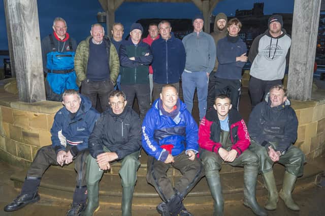 WSAA Anglers line up at the start of the season