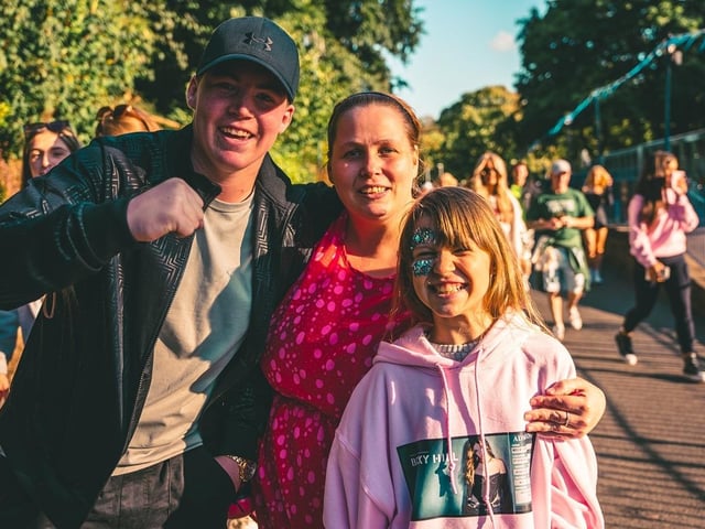 Fans looking forward to the gig.