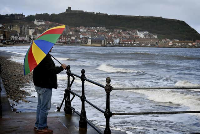 According to the Met Office, the Yorkshire coast can expect further rain and stronger winds this week. Photo: Richard Ponter
