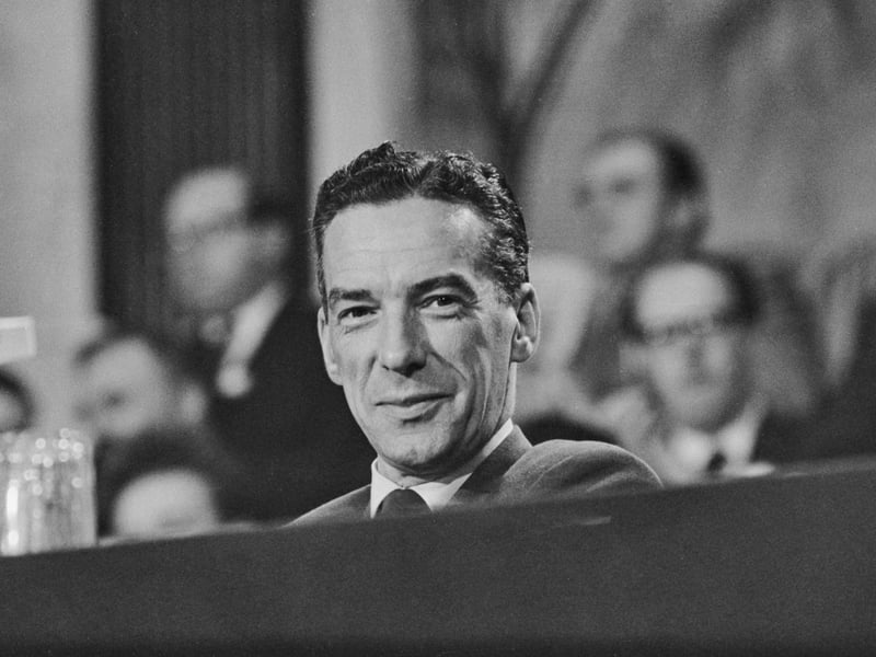 British Liberal politician Peter Bessell (1921 - 1985), the MP for Bodmin, at the Liberal Party annual conference in Scarborough, September 1965.