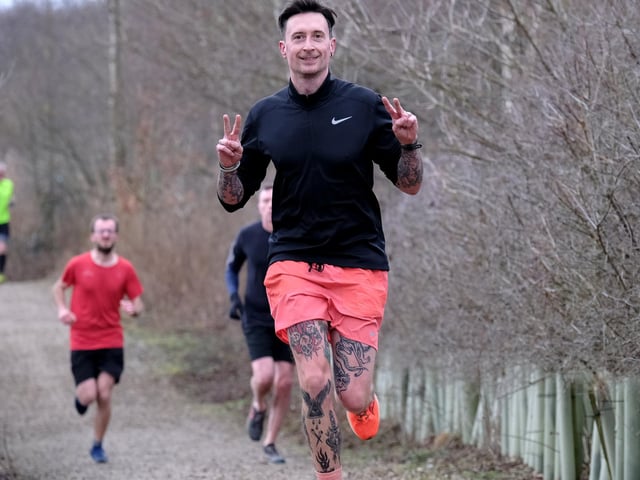 Enjoying the challenge of the North Yorkshire Water Park Parkrun