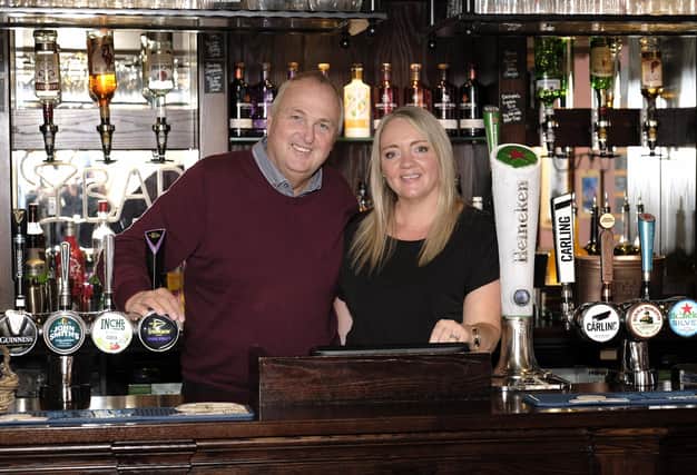 Denison Arms owners Chris and Zoe Flynn.