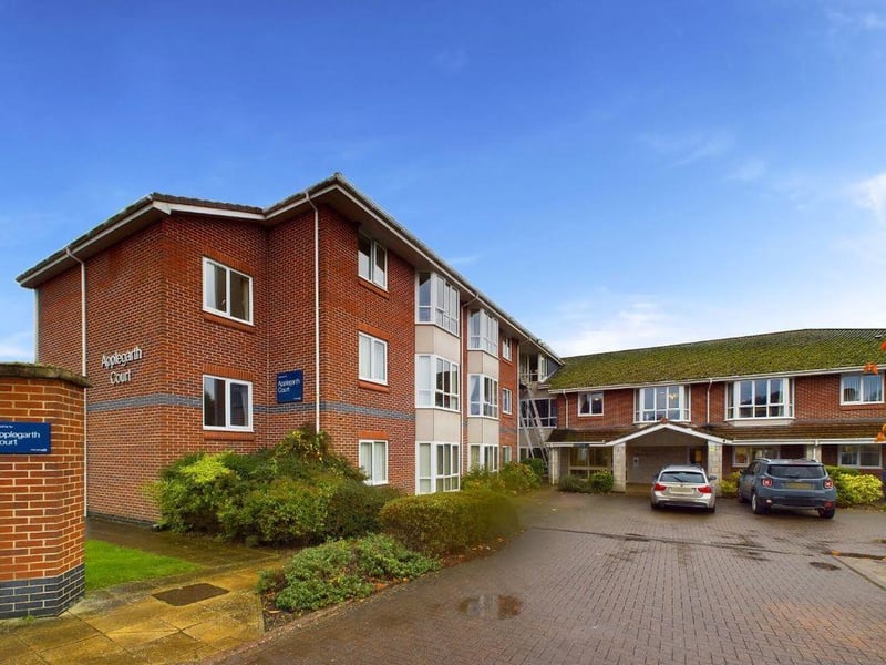 This two bedroom flat is for sale with Hunters for £90,000.