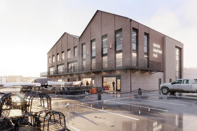 Artist's impression of Whitby Maritime Hub.