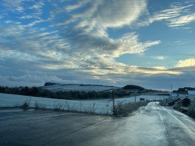A chilly morning today!