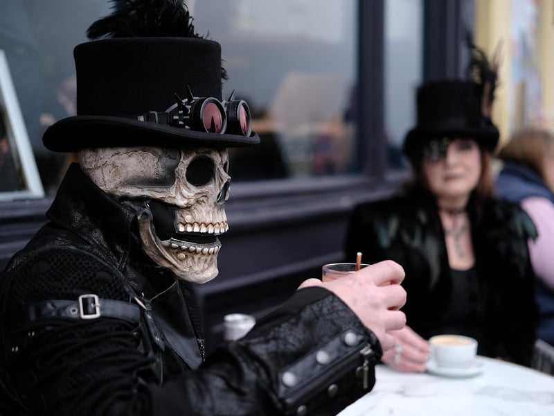 The Whitby Goth Weekendt - ime for refreshments.