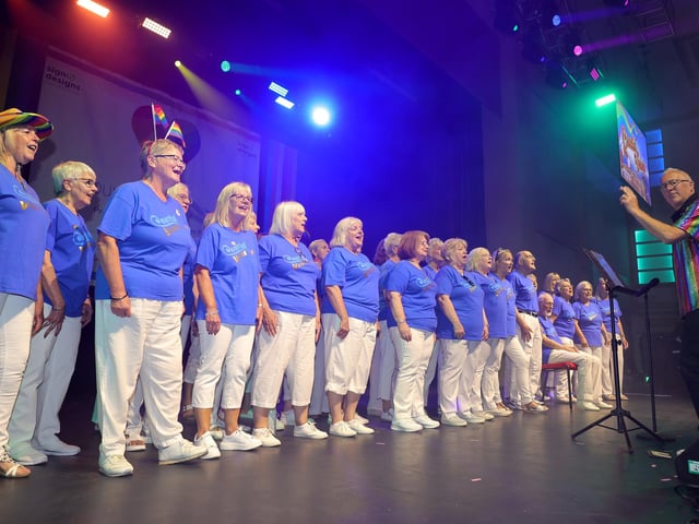 Coastal Voices was one of the acts to entertain at Brid Pride.