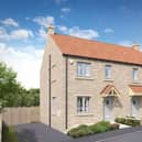 Images of the first homes to be available at the new COAST development in Burniston.