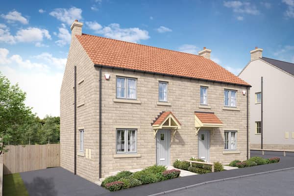 Images of the first homes to be available at the new COAST development in Burniston.