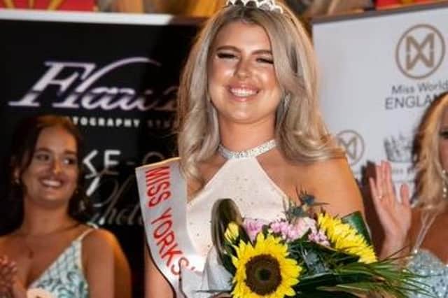 Miss Yorkshire 2022 Millie Hinchliffe