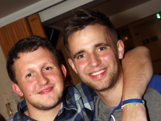 Goz and Alex out for the night!