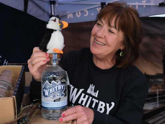 Helen Penrith of Whitby Distillery at the event.