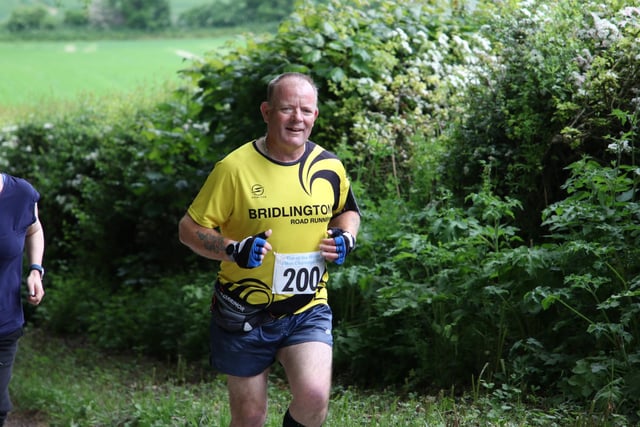 David Pring in action at the Top of the Wolds Challenge.