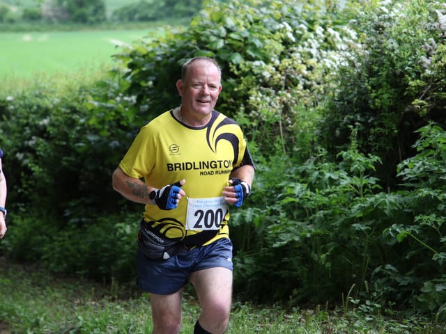 David Pring in action at the Top of the Wolds Challenge.