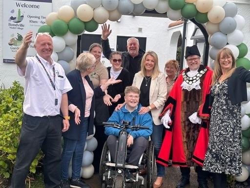 Bridlington Mayor and Mayoress John and Diane Arthur attended Bondville’s official opening.
