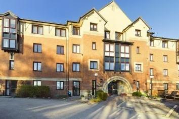 This one bedroom and one bathroom flat is currently for sale with Hunters for offers in the region of £60,000