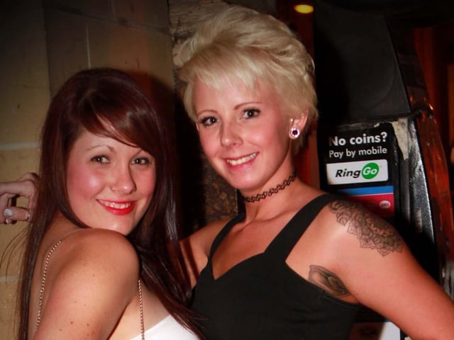 Kate and Jade looking glamorou.