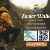 The walk will take place on Easter Monday