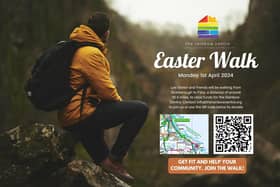 The walk will take place on Easter Monday