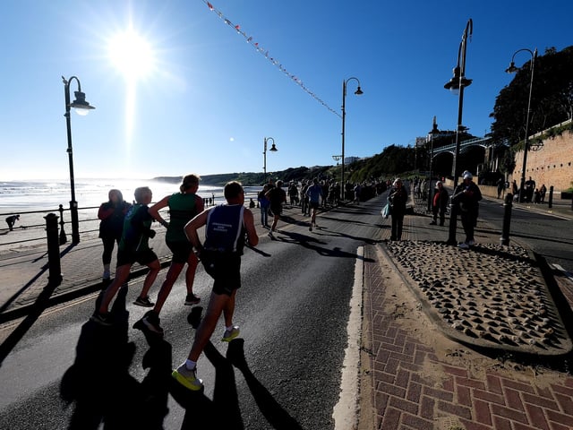 Runners at the Scarborough 10k. Photo by Richard Ponter