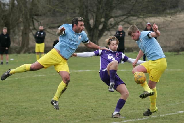 The Bridlington rivals battle it out in the crunch clash at Bridlington Sports Centre.