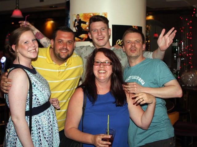 Emma, Marco, George and Steve. Ann-Marie (at front)