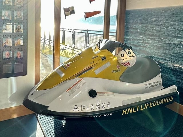 Younger visitors will be delighted to ride on a jet ski