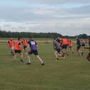 Pocklington RUFC players are busy training ahead of the 2023-24 season. PHOTO BY PHIL GILBANK